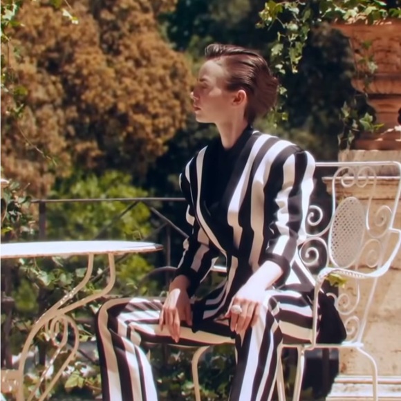 Frame denim striped blazer - Picture 2 of 12